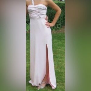 Light Pink Faviana Couture Gown Size 2